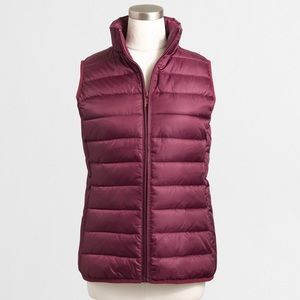 J. Crew Channeled Puffer Vest XXS
